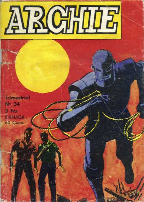 Scan de la Couverture Archie le Robot n 34